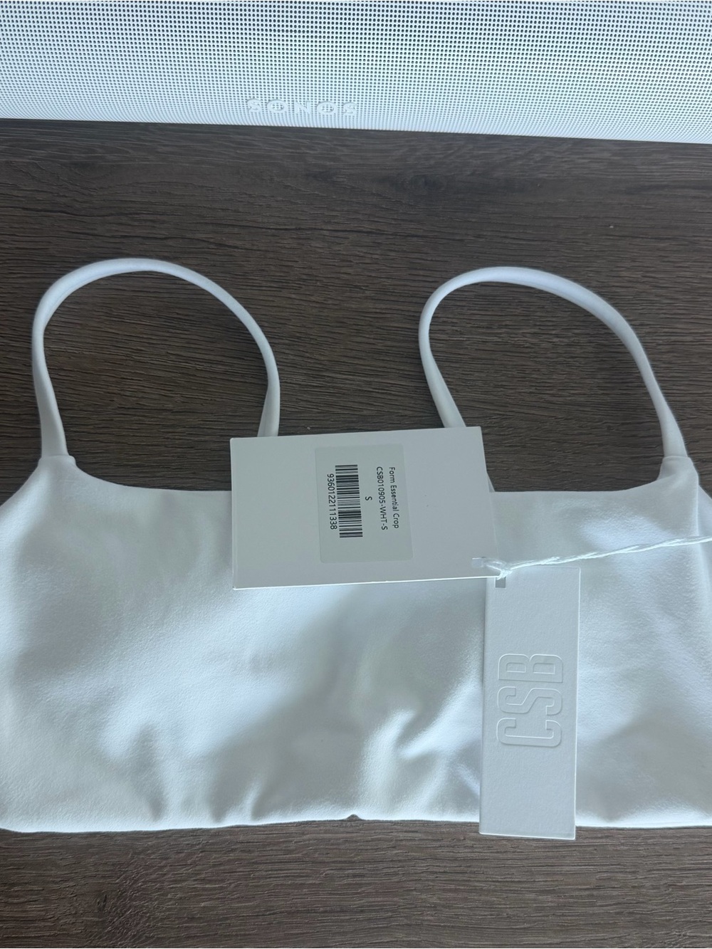 CSB Form Essentials Crop in White (Brand New) - Picture 1 of 3